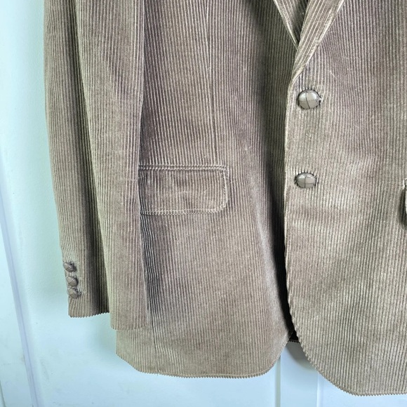 Vintage St Michael Cord Blazer Jacket Brown 40 Short - Picture 8 of 8